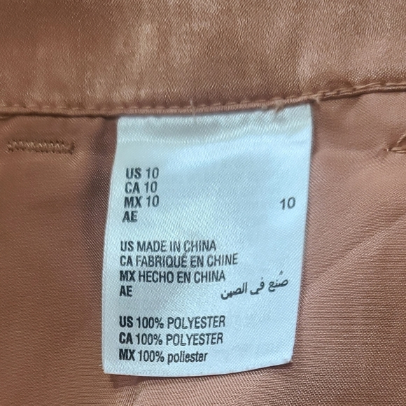 AND NOW THIS Women Tan Cargo Pants - Picture 4 of 8